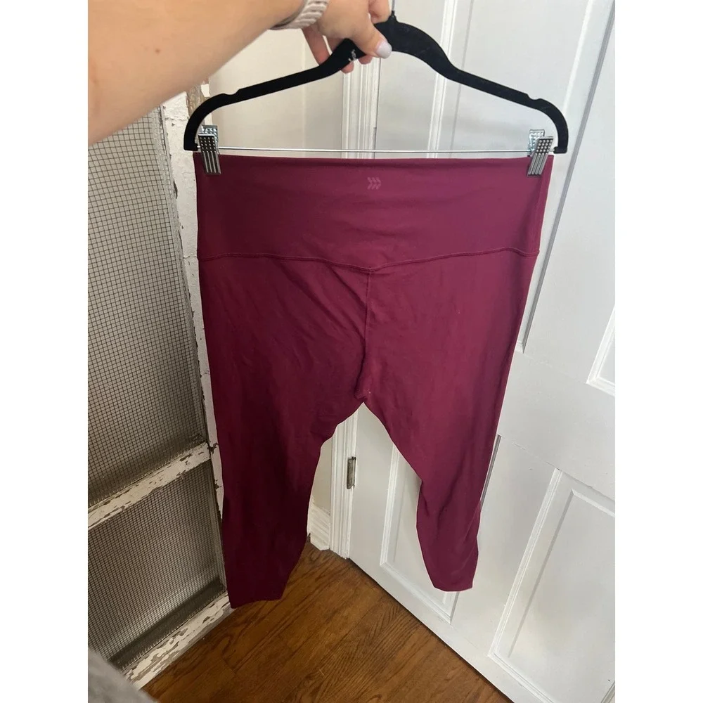 All in motion magenta full length leggings size‎ xxl